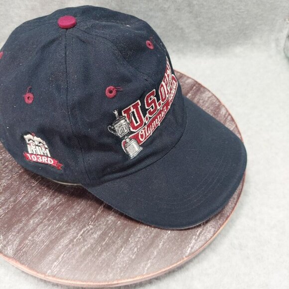 VTG 2003 Olympia Fields  Golf Hat Blue US Open Hat Cap Strap Back Limited Edit - Picture 2 of 13